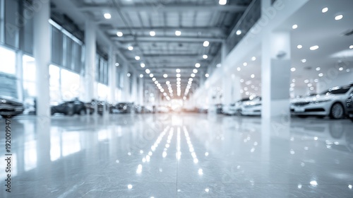 Light modern background of a car dealership Banner for car presentations, car rentals, leasing, car loans, insurance, sales