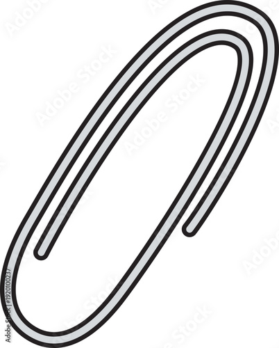 silver paperclip metal steel office stationery wire fastener organization