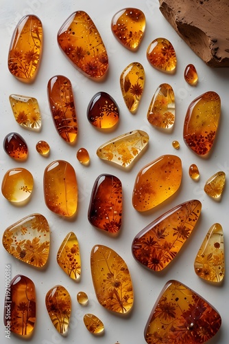 Amber resin art and crafts