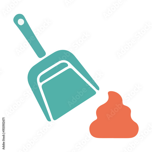 Pet Waste Cleanup Scoop Icon