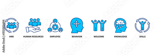 Business onboarding concept. Organizational socialization vector illustration with vector icons 