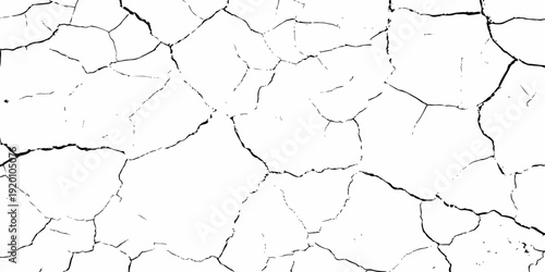 modern black and white scratch and cracks grunge texture dust and distressed wall pattern white background..
