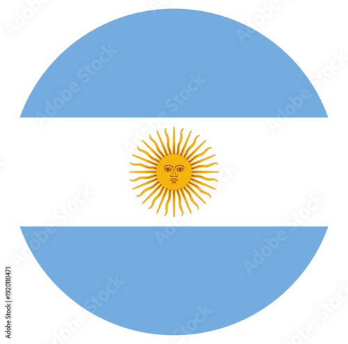 button flag of Argentina