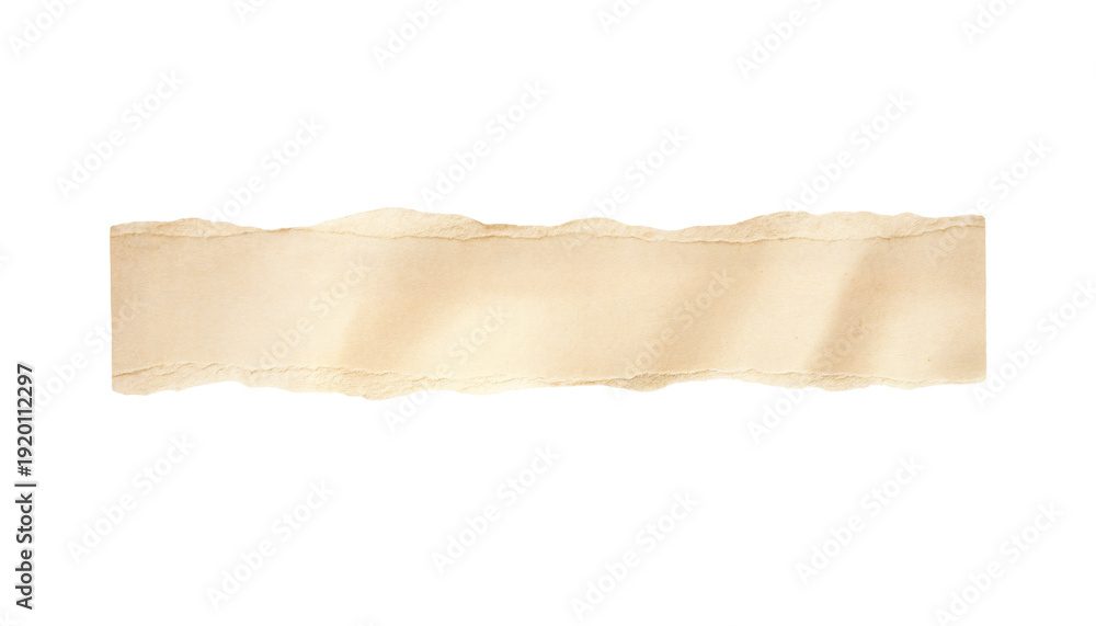 Obraz premium piece of white paper tear isolated on white background