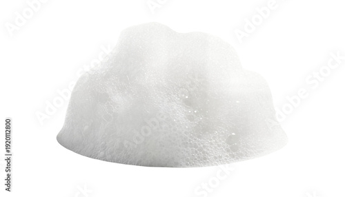 Φωτογραφία Soap foam or shampoo Soap foam texture or shampoo surface with bubble isolated with clipping path on background