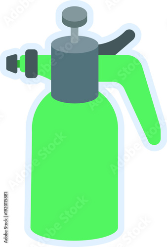 Green Pressure Sprayer Tool Icon