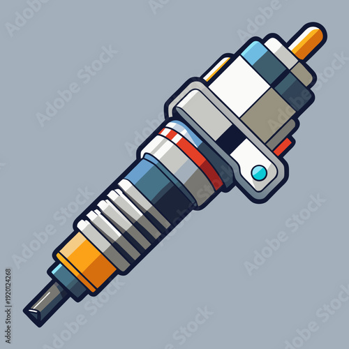 Stylized Fuel Injector Part for Automotive Engines