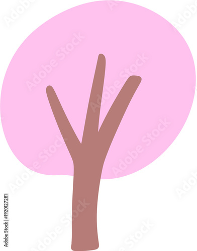 Spring illust calligraphy