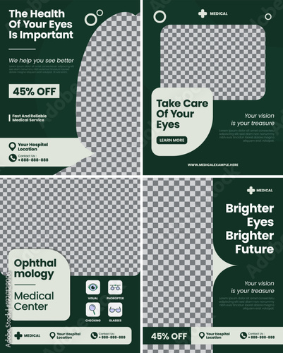 Ophthalmologist social media post template