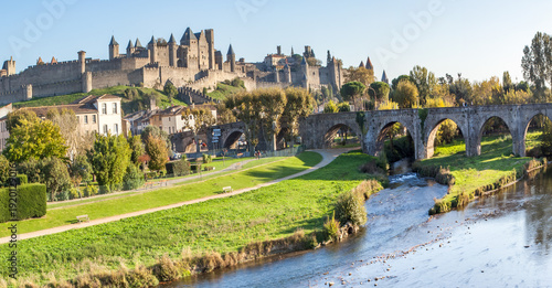 La cité médiévale de Carcassonne, France 