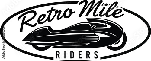 Retro Minimalist Classic Torque Works Bicycle Logo Graphic Design Vector Illustration