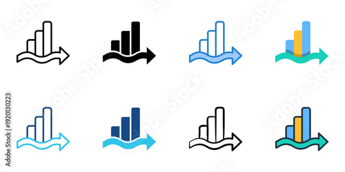 Business Agility icons set multiple style collection. Editable stroke 
