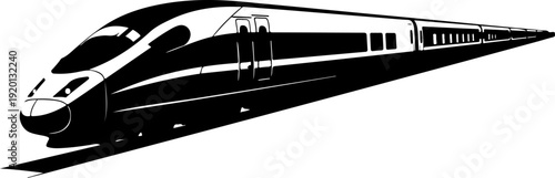 Bullet Train Speed silhouette