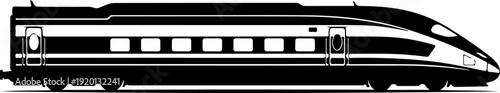 Bullet Train Speed silhouette