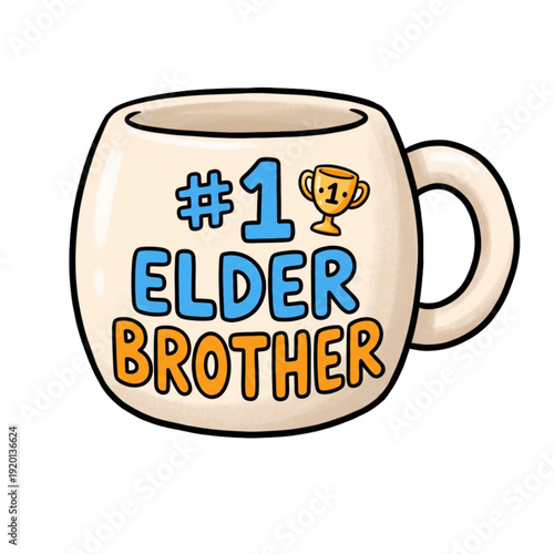 A closeup of a single ceramic mug of beer with foam isolated on a black background for a business beverage advertisement