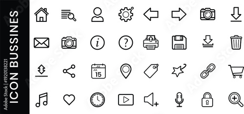 Time and location scheduling icons set. Clocks, maps and calendars. Thin line editable stroke icon and bussiner vector eps10