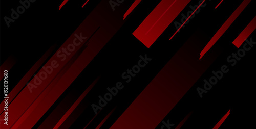 Dark abstract background with red diagonal streaks, high contrast, dynamic modern style.