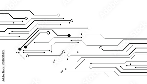 Vector abstract technology on white background, Abstract technology circuit diagram on white background.