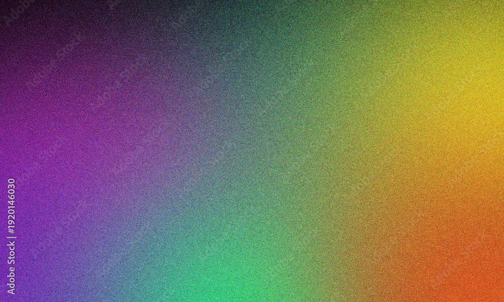 Obraz premium Rainbow colored gradient background with grainy texture