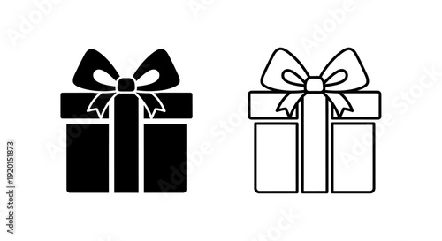 Gift boxes with ribbons, vector illustration, elegant gift wrapping, holiday gift Vector
