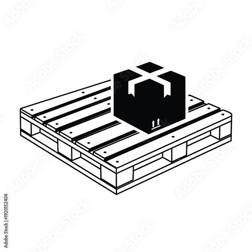 Cargo Box on Pallet for Global Logistics
