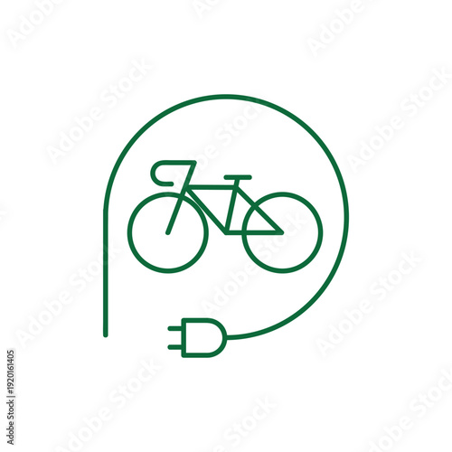 Electric Bike Icon