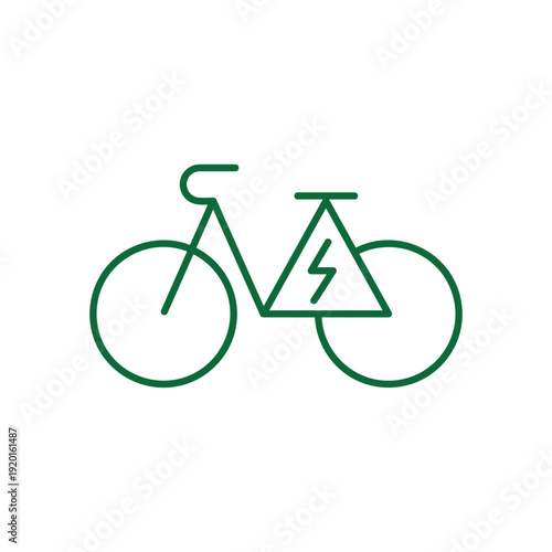Electric Bike Icon