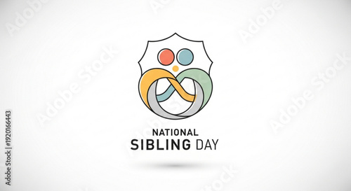 April fools' day celebration with colorful jester hats and gifts on red background