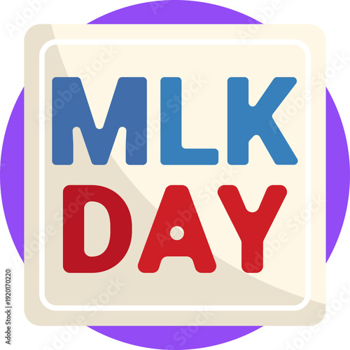 A banner icon representing Martin Luther King Jr. Day, typically featuring celebratory or commemorative elements associated with the holiday honoring Dr. King.