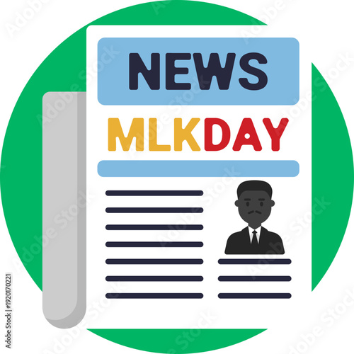 Media & Public Awareness – Symbolizes how newspapers helped spread Dr. King’s message of equality and nonviolence to a wider audience.