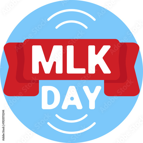 The ribbon represents honoring Martin Luther King Jr.’s life, legacy, and sacrifice in the fight for civil rights.