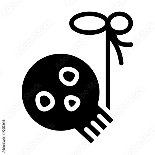 Dead Vector Glyph Icon Design