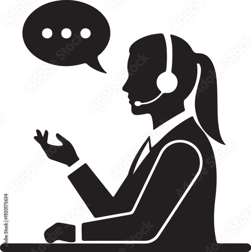 Call Center Icon Call Centre Agent Set | Call Center Support Icon Service Operator Vector Illustration Logo | Support-Icon Isolated Call Center-Service Collection