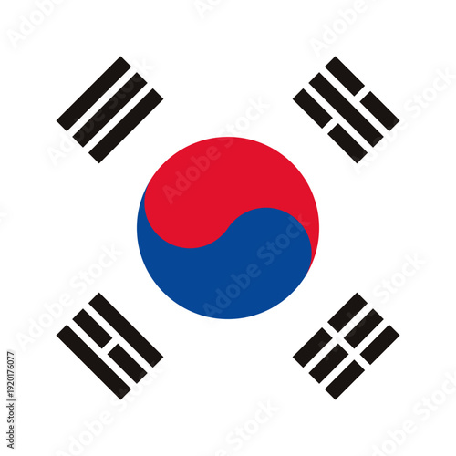 Flag of South Korea - square variant