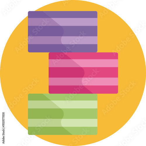 An icon representing Thai decorative pillows, often used for relaxation and cultural home décor.