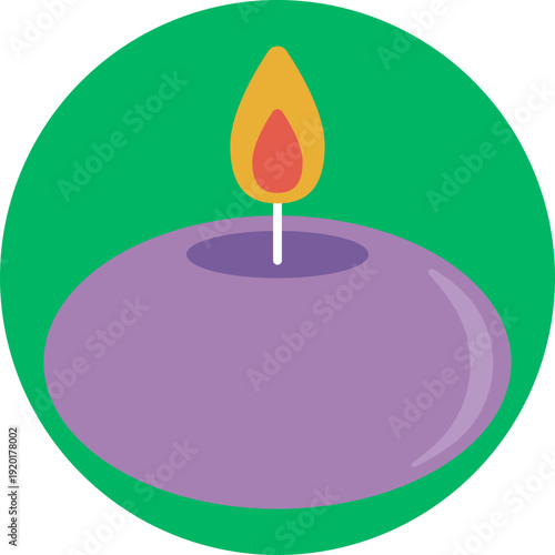 Represents traditional Thai candles used in temples and religious ceremonies, symbolizing faith and mindfulness.