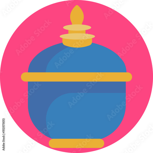 A traditional Thai vase inspired by local ceramics, often featuring delicate patterns and cultural details.