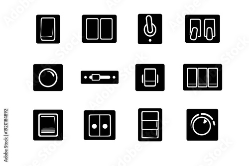 Control simple vector image power household component generation durable electrical robust lighting