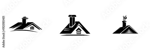 Timeless Elegance: A Black and White Architectural Roof