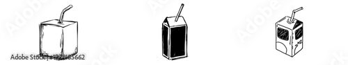 Simplicity in a Cubic Form - A Minimalist Juice Box Art