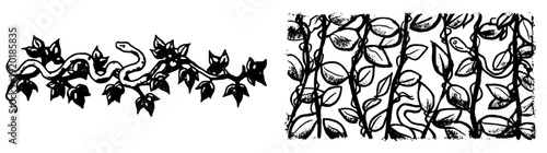 Wild Vines and Snakes in the Jungle