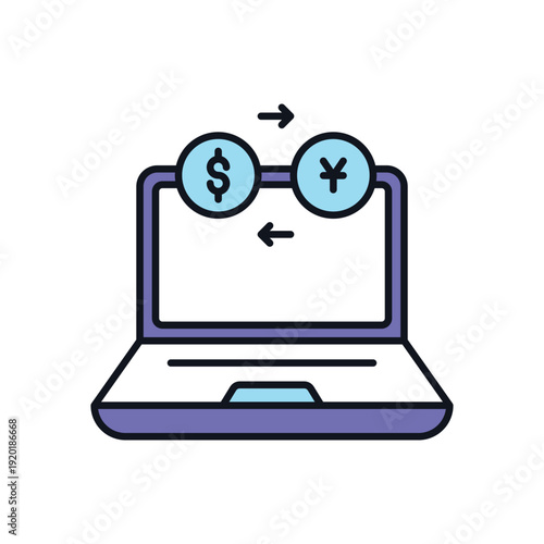 Forex Trade vector icon