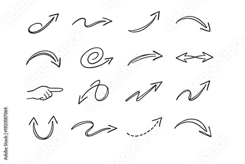Pointer navigation friendly outline warm vector icon stroke generation line simple image