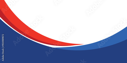 abstract business banner background with red and blue gradient color.eps10