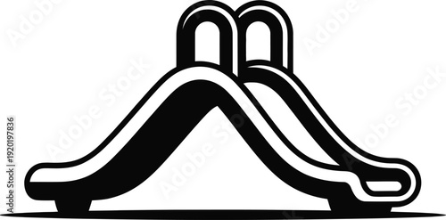 Double Lane Playground Slide