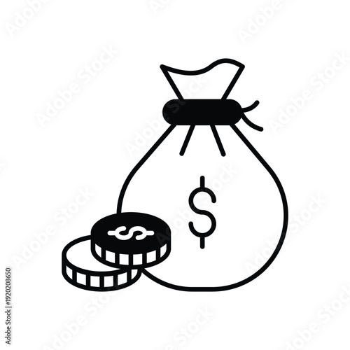 Money Bag vector icon