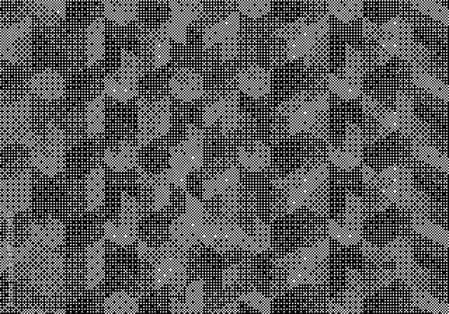 Abstract Halftone Pattern dither