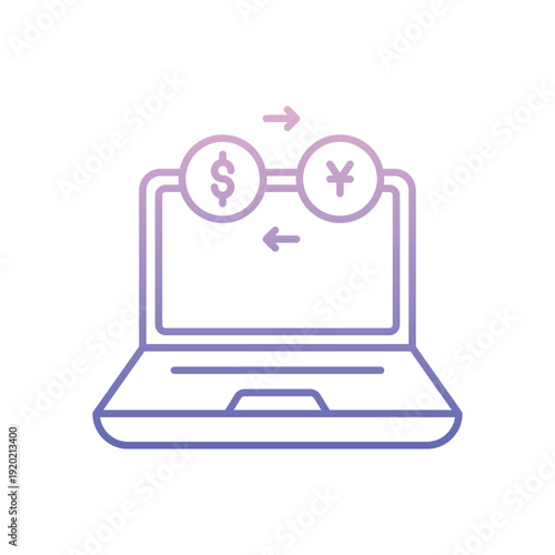 Forex Trade vector icon