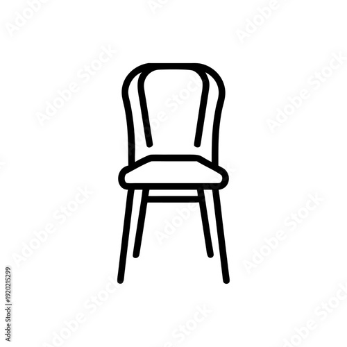 Isolated black leather office chair furniture design on white background featuring a comfortable seat and 3d style for home or interior decoration