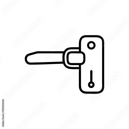 silver metal key vector illustration and metallic steel icon symbol for business security and home door lock concept